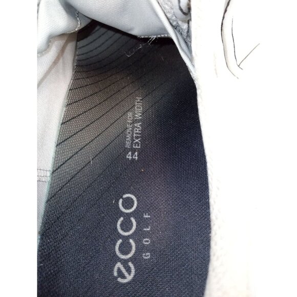 ecco M Golf S-Three Concrete Retro Blue Performance Golf Shoes Size (44) 10-10. - Picture 12 of 12